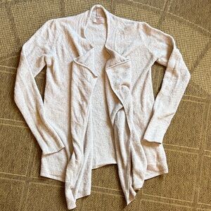 Women’s Barefoot Dreams CozyChic Lite drape cardigan, Dust Pink, Size 12/14